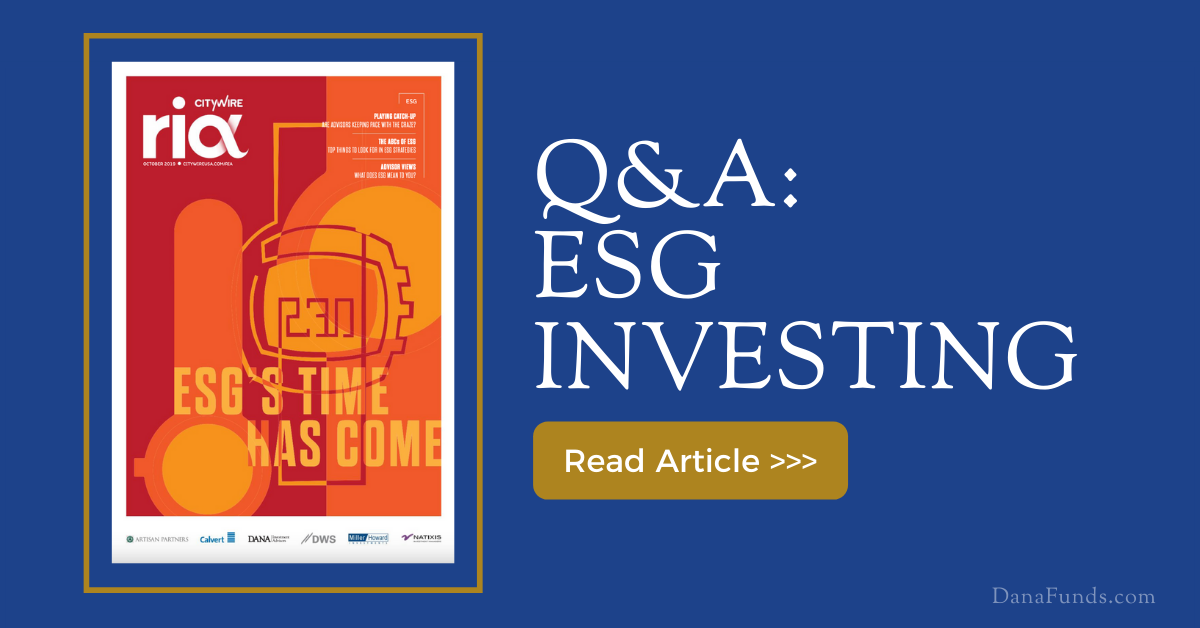 Q&A: ESG Investing
