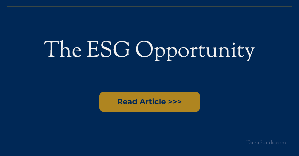 The ESG Opportunity 