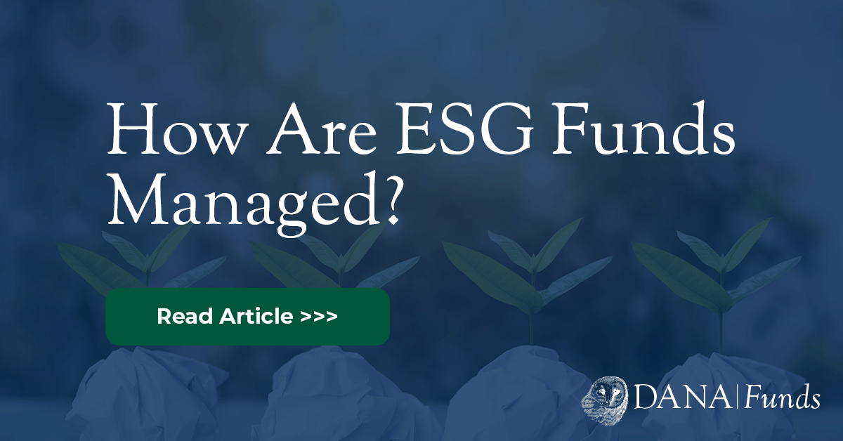 How Are ESG Funds Managed?