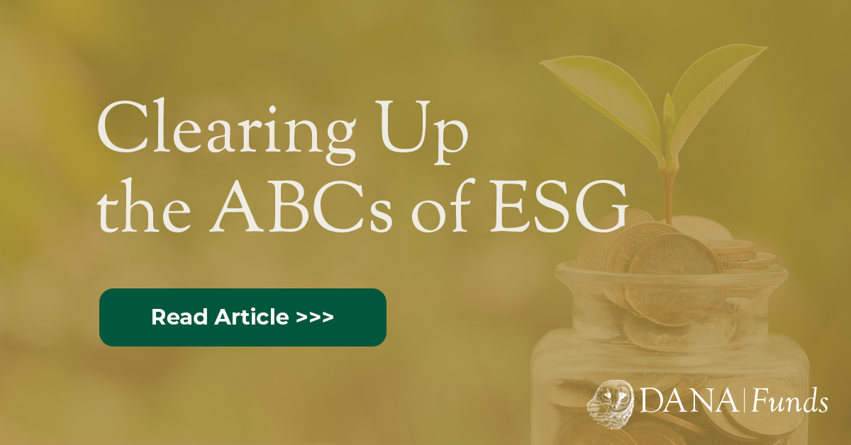 Clearing Up the ABCs of ESG