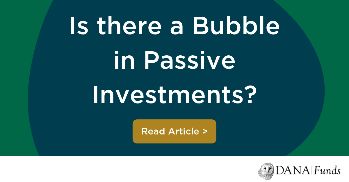 Is there a Bubble in Passive Investments?
