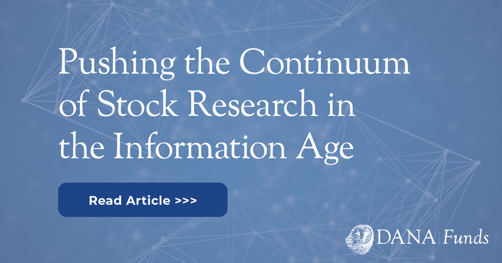 Pushing the Continuum of Stock Research in the Information Age
